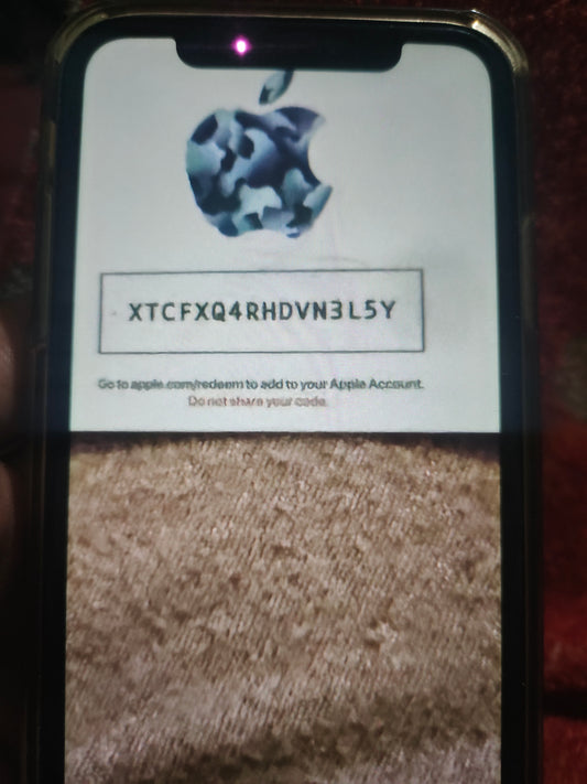 Apple Physical Gift Card with Activation Key 400$